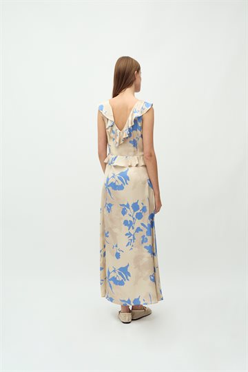 mbyM - Yannie Dress - Blue Felissa Print